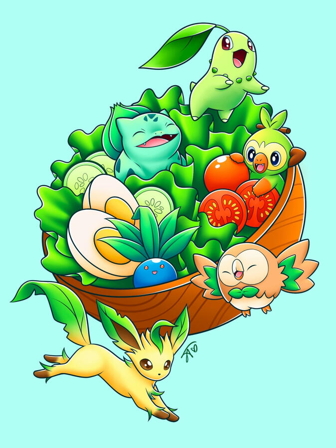 Grass Type Salad